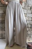 Cyril Crinkelle Wide Leg Pant Mocha
